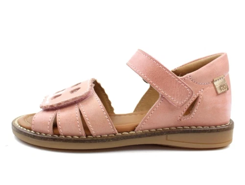 Arauto RAP sandal pink eco med glimmerhjerter